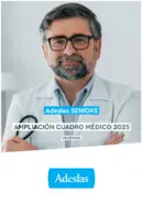 Portada del ampliación del cuadro médico seniors de ADESLAS en Valencia 2026