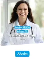 Portada del cuadro médico básico/GO de ADESLAS en Tenerife 2026
